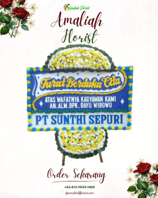 Papan Bunga Duka di Gunungkaramat