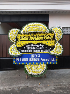 Papan Bunga Duka di Gunungkaramat